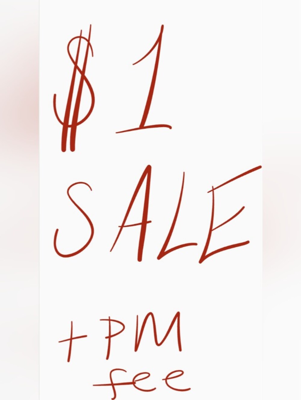 $1 SALE + Poshmark Fees READ DESCRIPTION